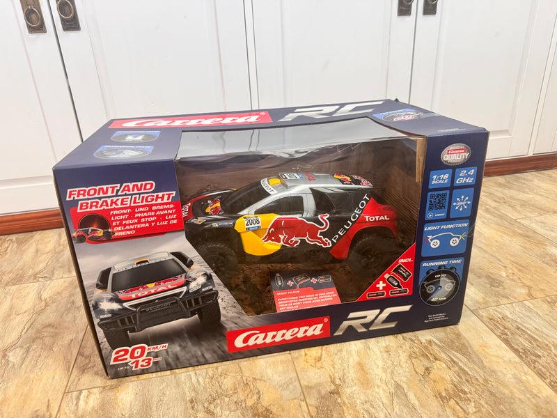 Mașinuță Carrera RC Peugeot 2008 DKR 2016 – Red Bull 2,sGHz