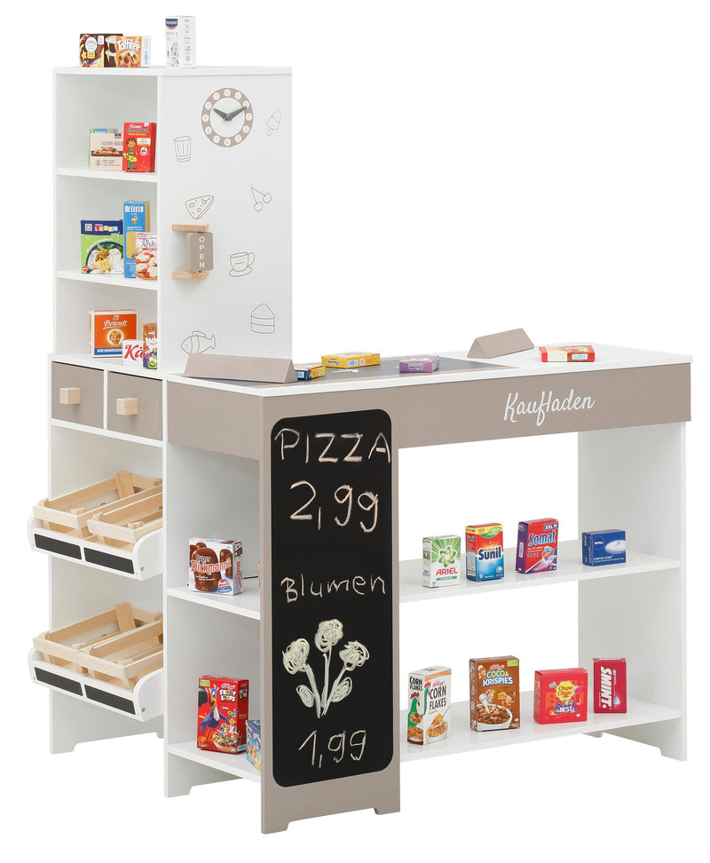 Joc supermarket cu produse in miniatura si multe accesorii - LunaHome.ro