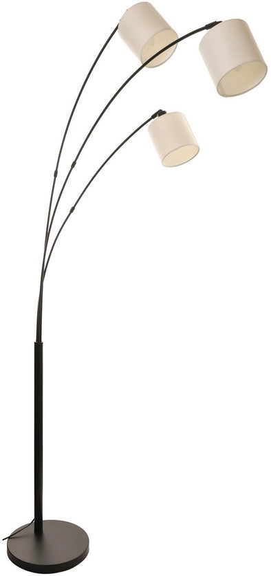 Lampadar Ahrhutte cu 3 abajururi textile 148 cm înălțime - LunaHome.ro