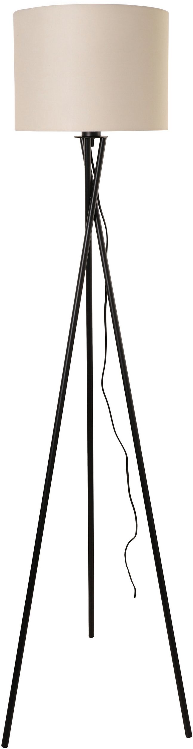 Lampadar Avveline cu abajur textil si picioare trepied - LunaHome.ro