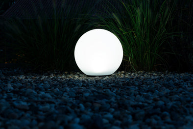 Lampă solara de gradina Boule cu LED integrat 30 cm diametru - LunaHome.ro