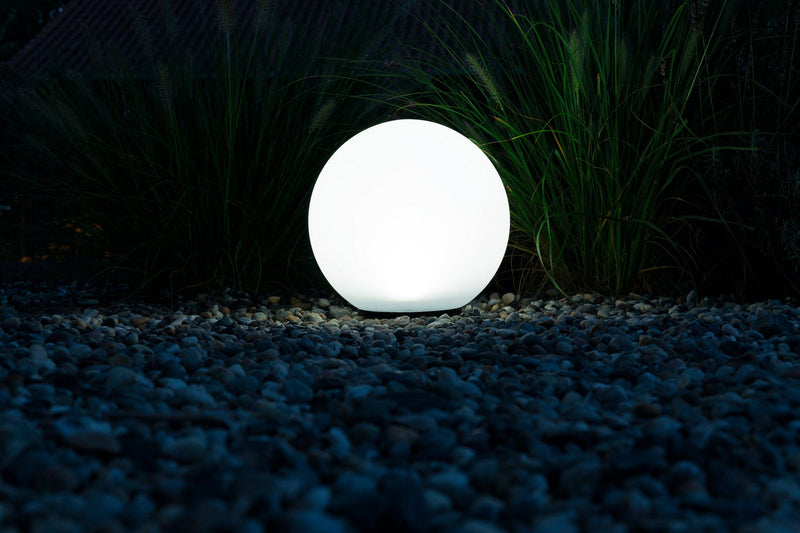 Lampă solara de gradina Boule cu LED integrat 30 cm diametru - LunaHome.ro