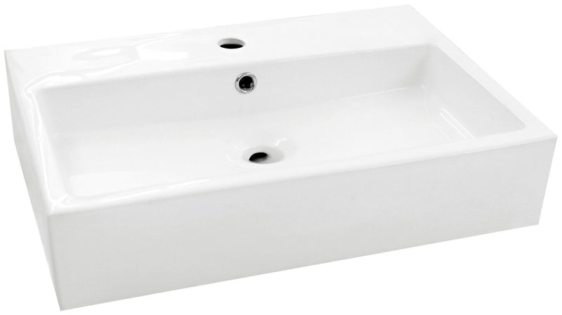 Lavoar chiuveta Verona montaj pe blat din ceramica alba 60 cm