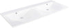 Lavoar dublu Fackelman din ceramica alba 120 cm - LunaHome.ro