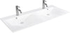 Lavoar dublu Fackelman din ceramica alba 120 cm - LunaHome.ro