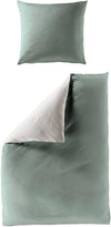 Lenjerie Modern uni din bumbac din 3 piese, pat matrimonial - LunaHome.ro