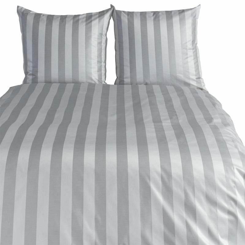 Lenjerie de pat Como 100% bumbac damasc, 2 piese, gri perlat - LunaHome.ro