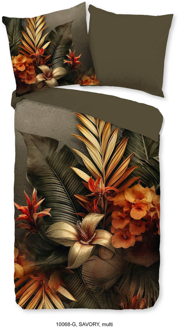 Lenjerie de pat Savory pentru o persoana reversibila 2 piese - LunaHome.ro