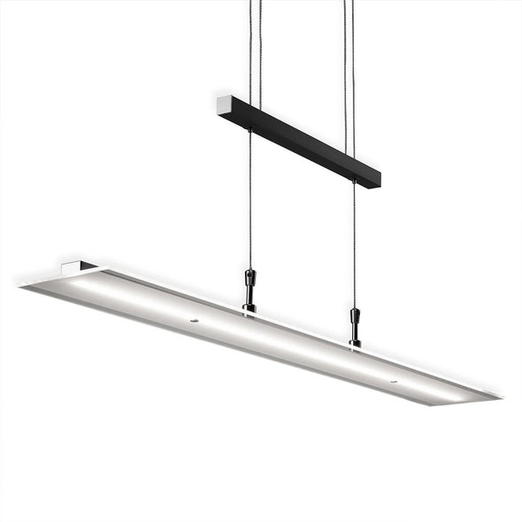 Lustra BKLight din sticla dimabila, reglabila pe inaltime 85 cm lățime - LunaHome.ro