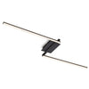 Lustra plafoniera Briloner LED neagra cu brate reglabile - LunaHome.ro