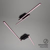 Lustra plafoniera Briloner LED neagra cu brate reglabile - LunaHome.ro