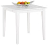 Masa de sufragerie Fullerton din lemn si Mdf alb, 80x80 cm - LunaHome.ro