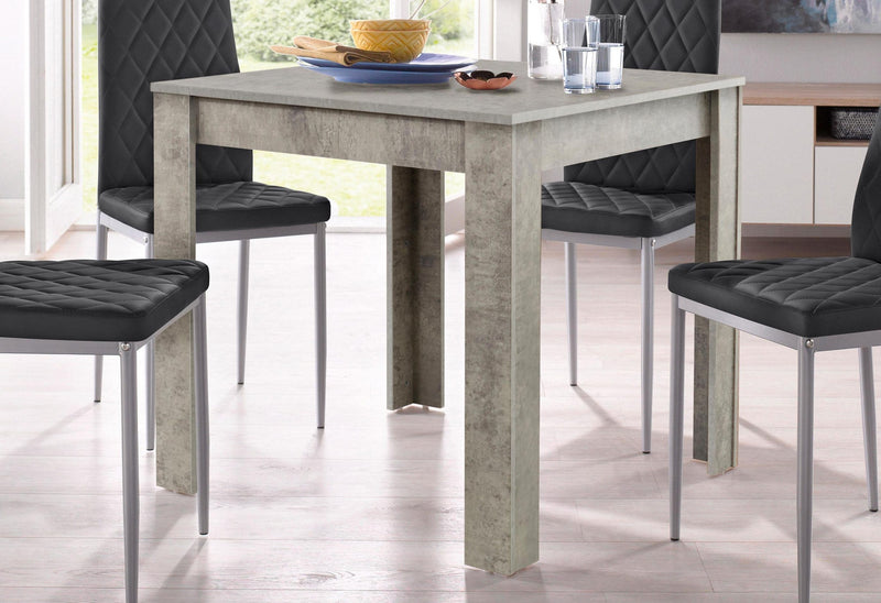 Masa de bucatarie Inosign gri beton 80x80 cm - LunaHome.ro