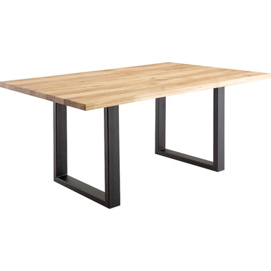 Masă de dining Lincoln cu blat din lemn de fag 160x90 cm - LunaHome.ro