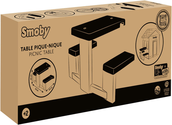 Masa de grădină Smoby Life, accesoriu pentru căsuța de exterior - LunaHome.ro