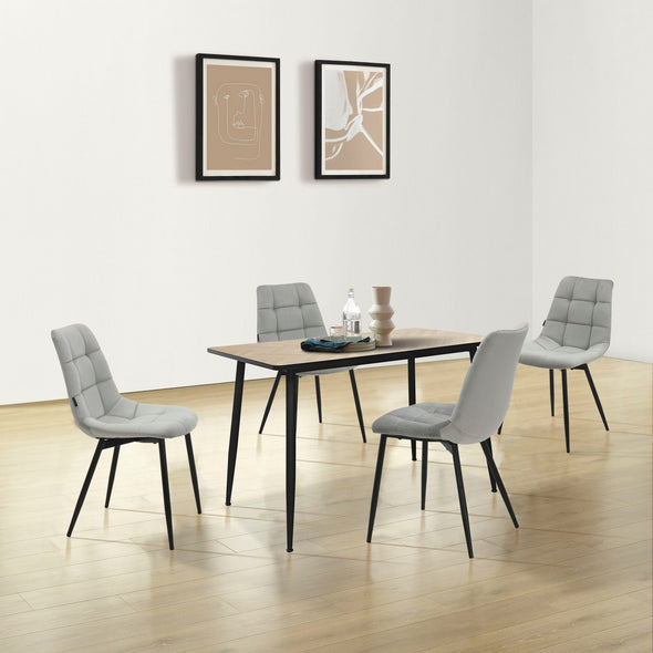 Masa de sufragerie Arhus cu cadru metalic 120x70 cm