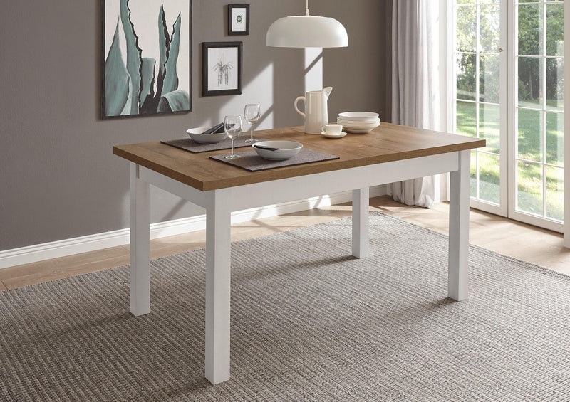 Masa de sufragerie Beauvais cu aspect de lemn, 160x90 cm - LunaHome.ro