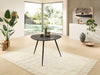 Masa de sufragerie Joe din lemn de tec cu aspect mozaic 108x111 cm - LunaHome.ro