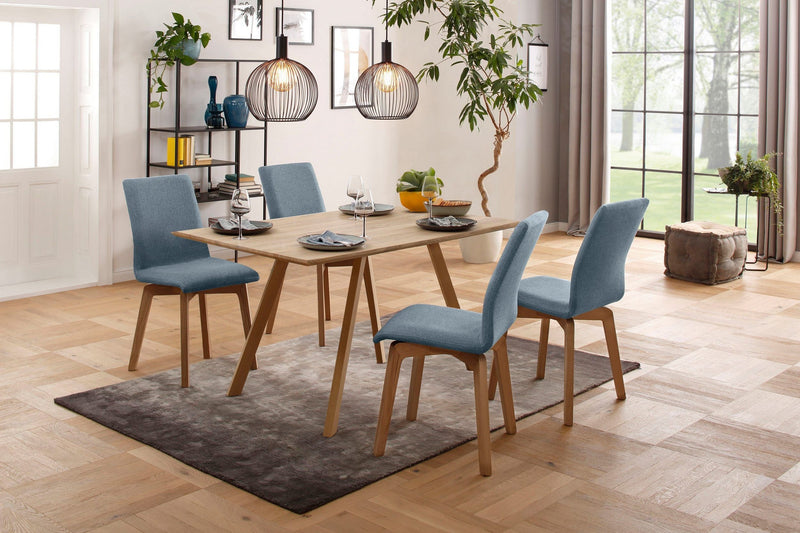 Masa de sufragerie Juncus cu aspect de lemn 160x90 cm - LunaHome.ro