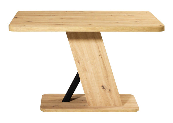 Masa de sufragerie Laros cu aspect de stejar 120 cm