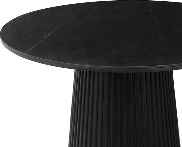 Masă de sufragerie Roos din ceramica si lemn de frasin 120 cm