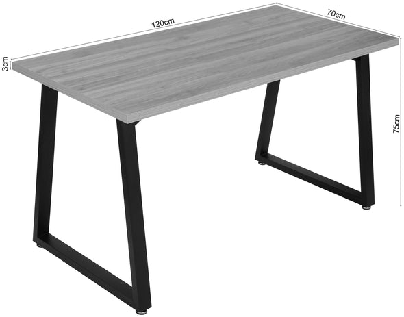 Masă de sufragerie Soyans cu cadru din metal 120x70 cm - LunaHome.ro