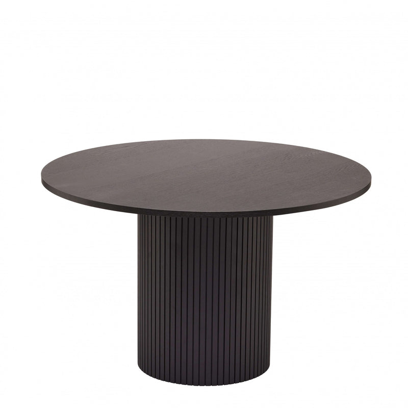 Masă de sufragerie Toscana din furnir de stejar 125 cm diametru - LunaHome.ro