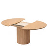 Masă de sufragerie Toscana din furnir de stejar extensibila 115-155 cm - LunaHome.ro