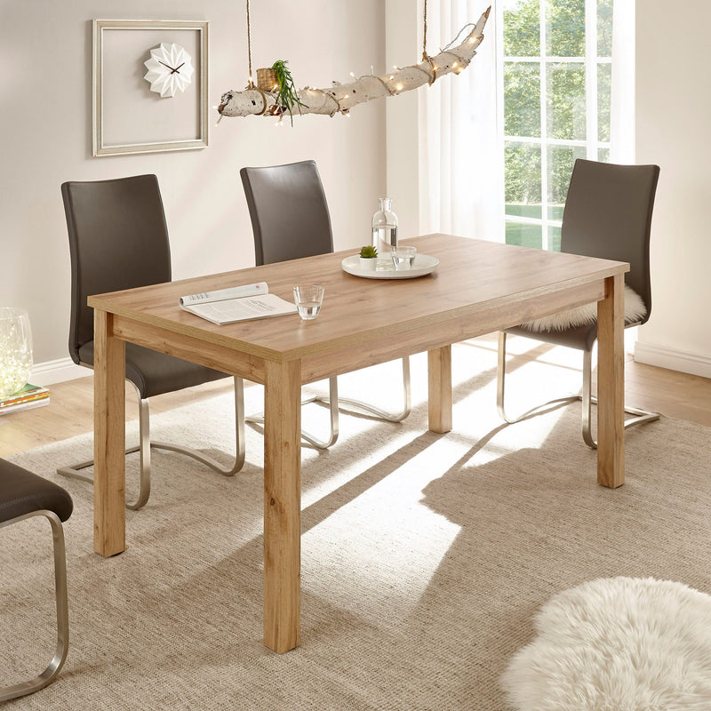 Masa de sufragerie Westminster culoare stejar, 158x88 cm - LunaHome.ro