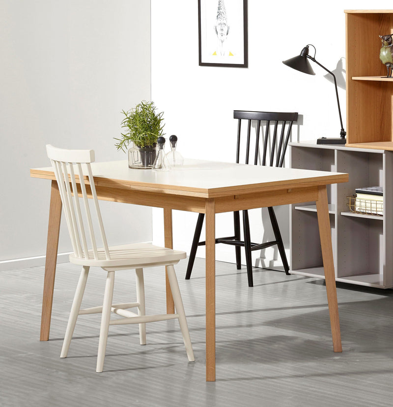 Masa extensibila Basic cu cadru din lemn masiv 120-220 cm lungime - LunaHome.ro
