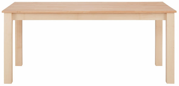 Masă fixă Luisa din lemn masiv de fag, 180x90x76 cm - LunaHome.ro