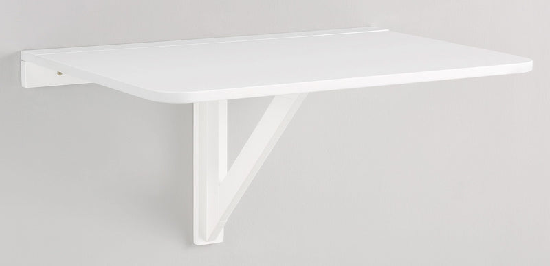 Masă pliabilă Trend albă, ideală pentru spații mici, 80x60 cm - LunaHome.ro