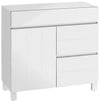 Comodă de baie Kaika din MDF alb 80 cm lățime - LunaHome.ro