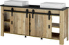 Masca de lavoar dubla Sherwood cu aspect industrial 164 cm