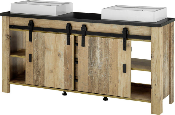 Masca de lavoar dubla Sherwood cu aspect industrial 164 cm
