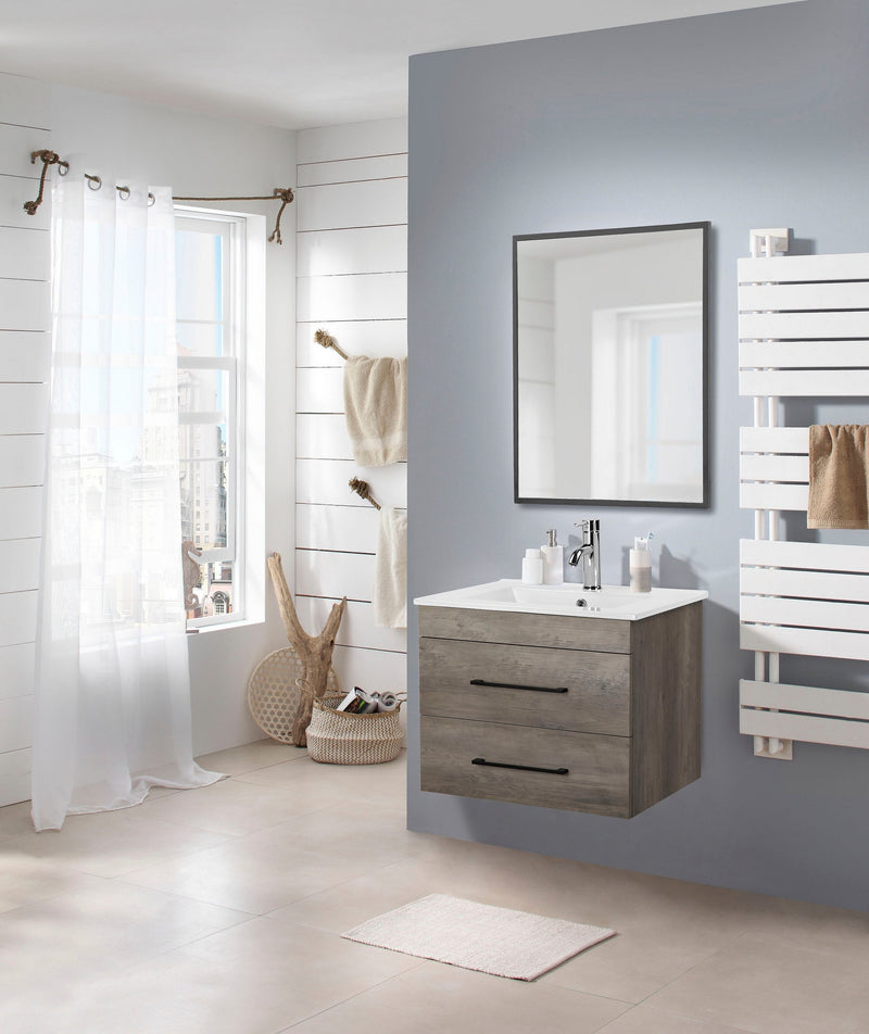 Masca cu lavoar Welltime Florence cu softclose 61 cm latime - LunaHome.ro
