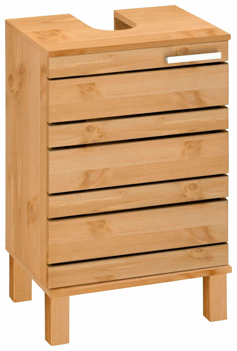 Masca de lavoar Jossie din lemn de pin pentru bai mici, 40 cm - LunaHome.ro