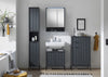 Mască de lavoar Lucera gri cu design modern elegant 60 cm lățime - LunaHome.ro