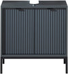 Mască de lavoar Lucera gri cu design modern elegant 60 cm lățime - LunaHome.ro
