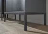 Mască de lavoar Lucera gri cu design modern elegant 60 cm lățime - LunaHome.ro
