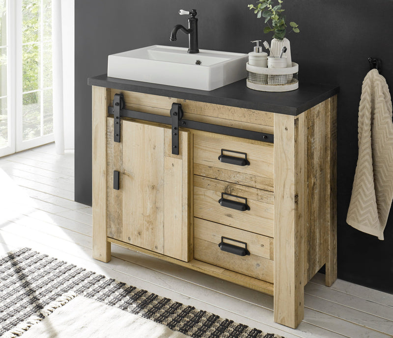 Mască de lavoar Sherwood cu chiuvetă 95 cm lățime - LunaHome.ro