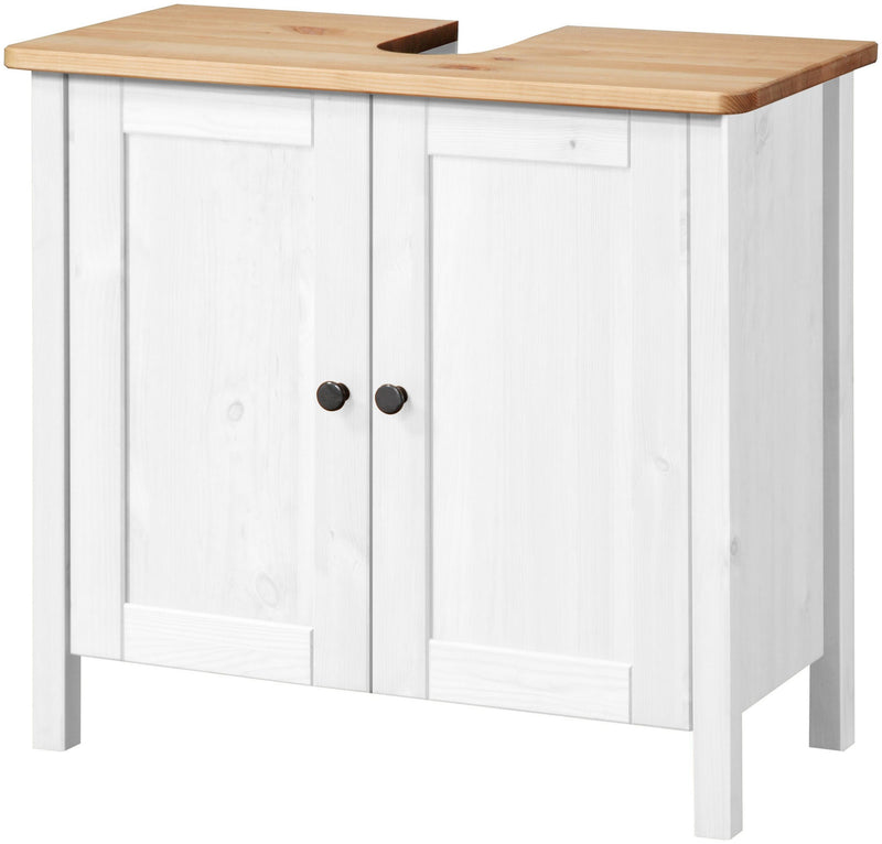Masca de lavoar Sylt din lemn de pin alb 65 cm - LunaHome.ro