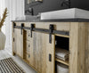 Masca de lavoar dubla Sherwood cu aspect industrial 164 cm