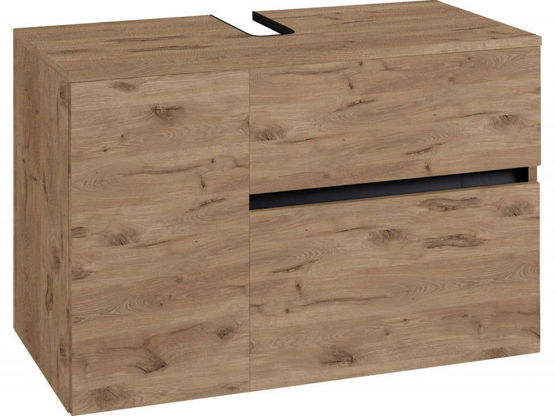 Masca lavoar »Wisla« stejar viking, 1 clapa, 1 usa, 1 sertar, 80 cm latime - LunaHome.ro