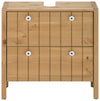 Mască pentru lavoar Tina din lemn de pin natur, 62 cm lățime - LunaHome.ro