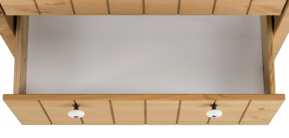 Mască pentru lavoar Tina din lemn de pin natur, 62 cm lățime - LunaHome.ro