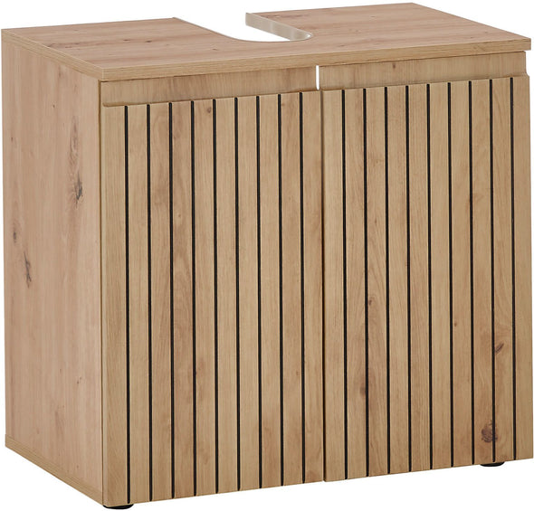 Masca pentru lavoar suspendat Austin model riflaj 60 cm lățime - LunaHome.ro