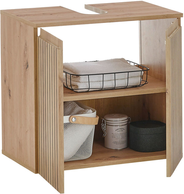 Masca pentru lavoar suspendat Austin model riflaj 60 cm lățime - LunaHome.ro
