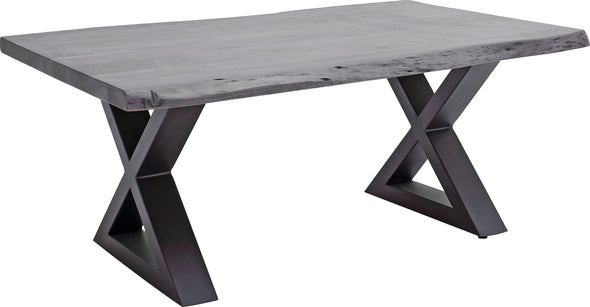 Măsuță cafea Cartagena din lemn de salcam di metal 110 cm