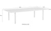 Măsuță de cafea Annelise din MDF negru, design minimalist 140x70 cm